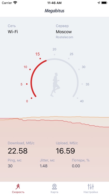 Мегабитус: тест скорости