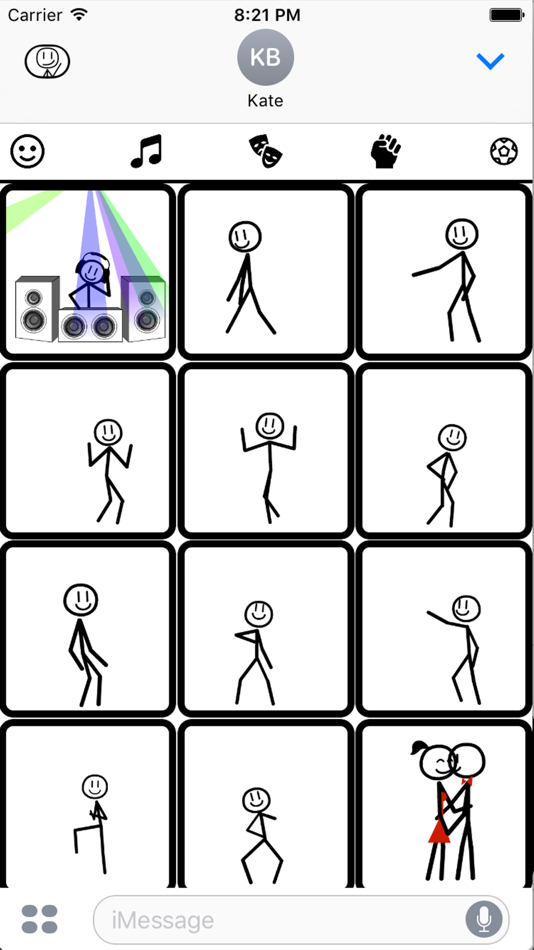 #5. Stickmoji Stickers Animations (iOS) 由: Donald Nguyen