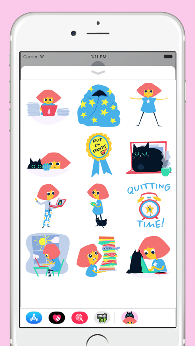 Screenshot #3 pour Working From Home Stickers