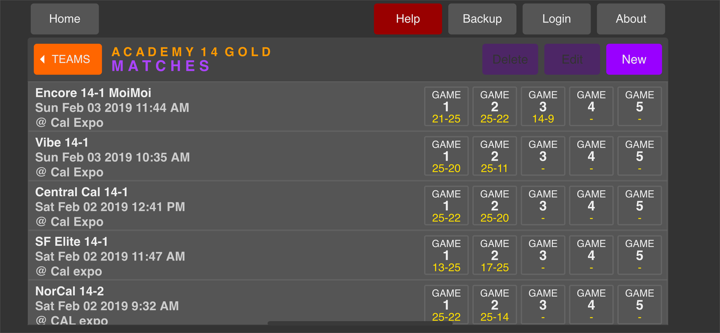 SoloStats Live Volleyball screenshot 2