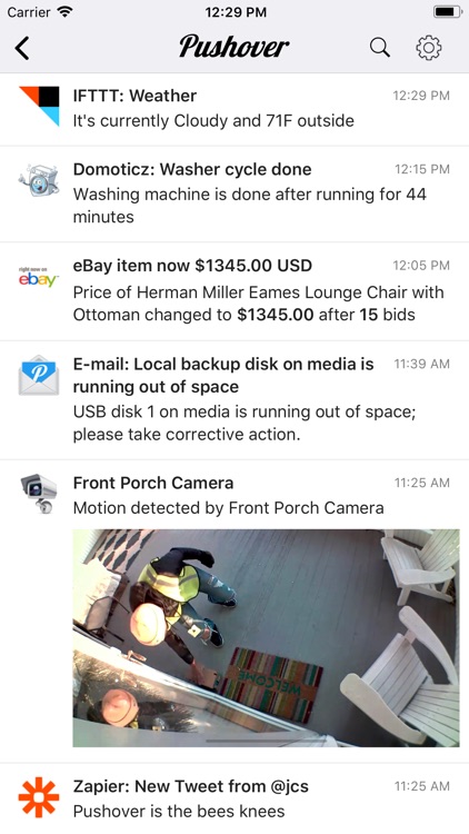 Pushover Notifications