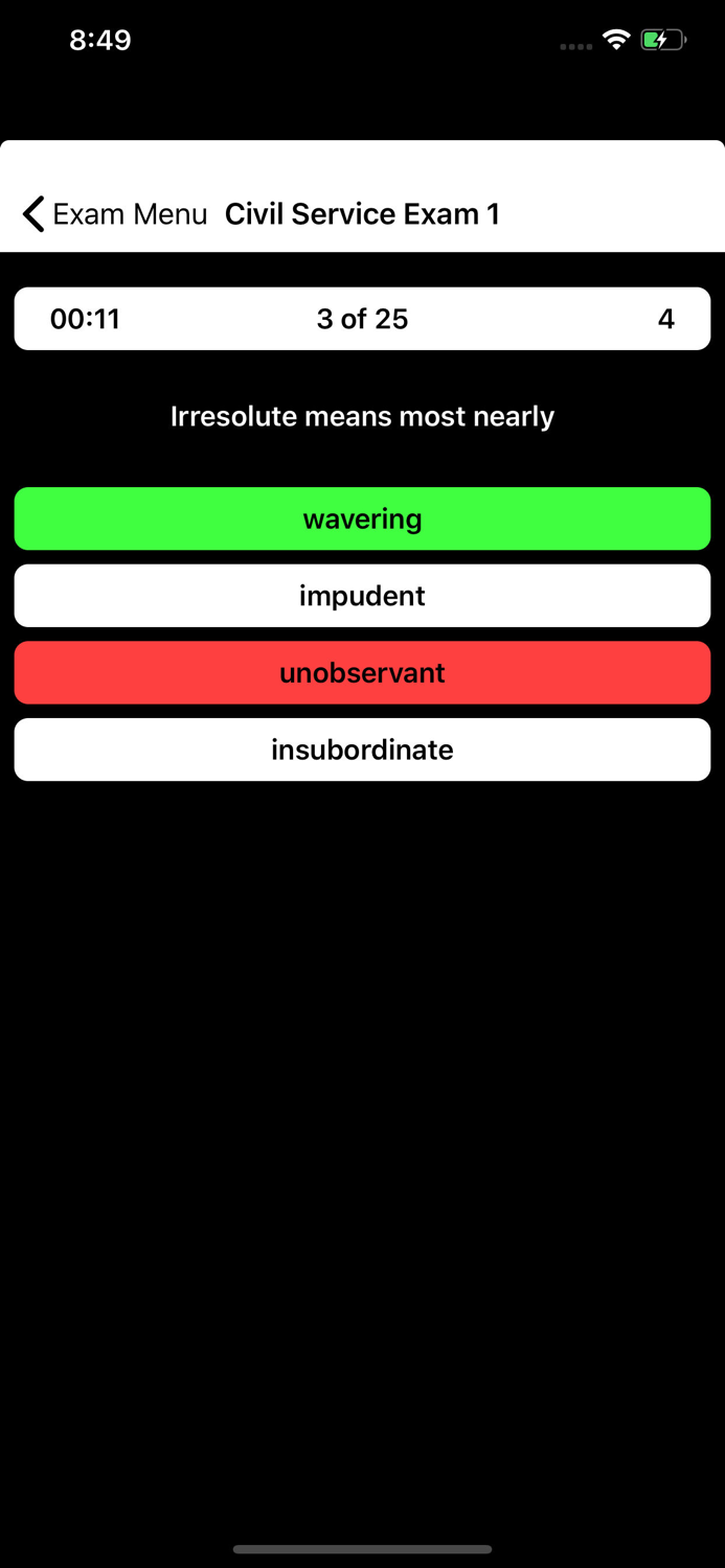 Civil Service Exam Prep
