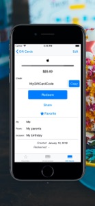 Gifty - Gift Card Tracker screenshot #1 for iPhone