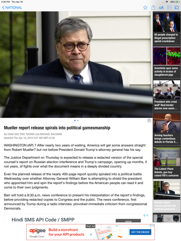 Coeur d'Alene Press iPad screenshot 6 - News app