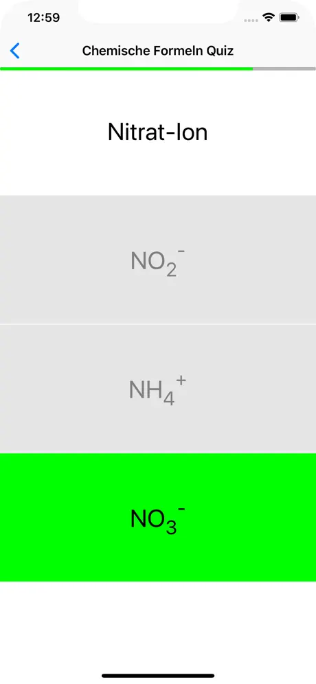 Chemische Formeln Quiz