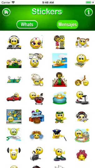 Captura de pantalla de 3D Stickers Lite, Messages en iPhone 3