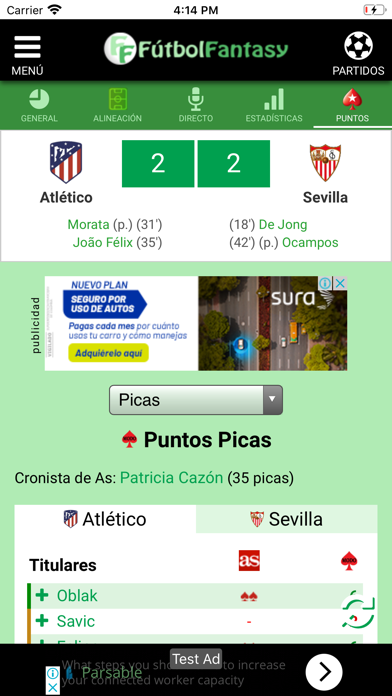 FútbolFantasy Screenshot