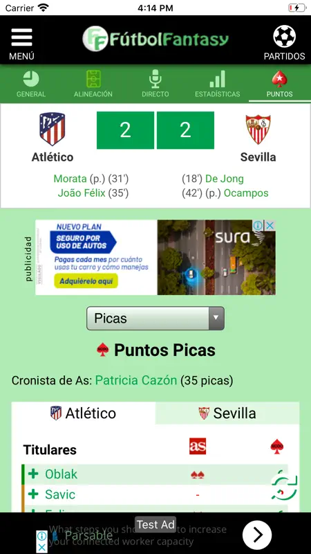 Fútbol Fantasy screenshot 3 of 3