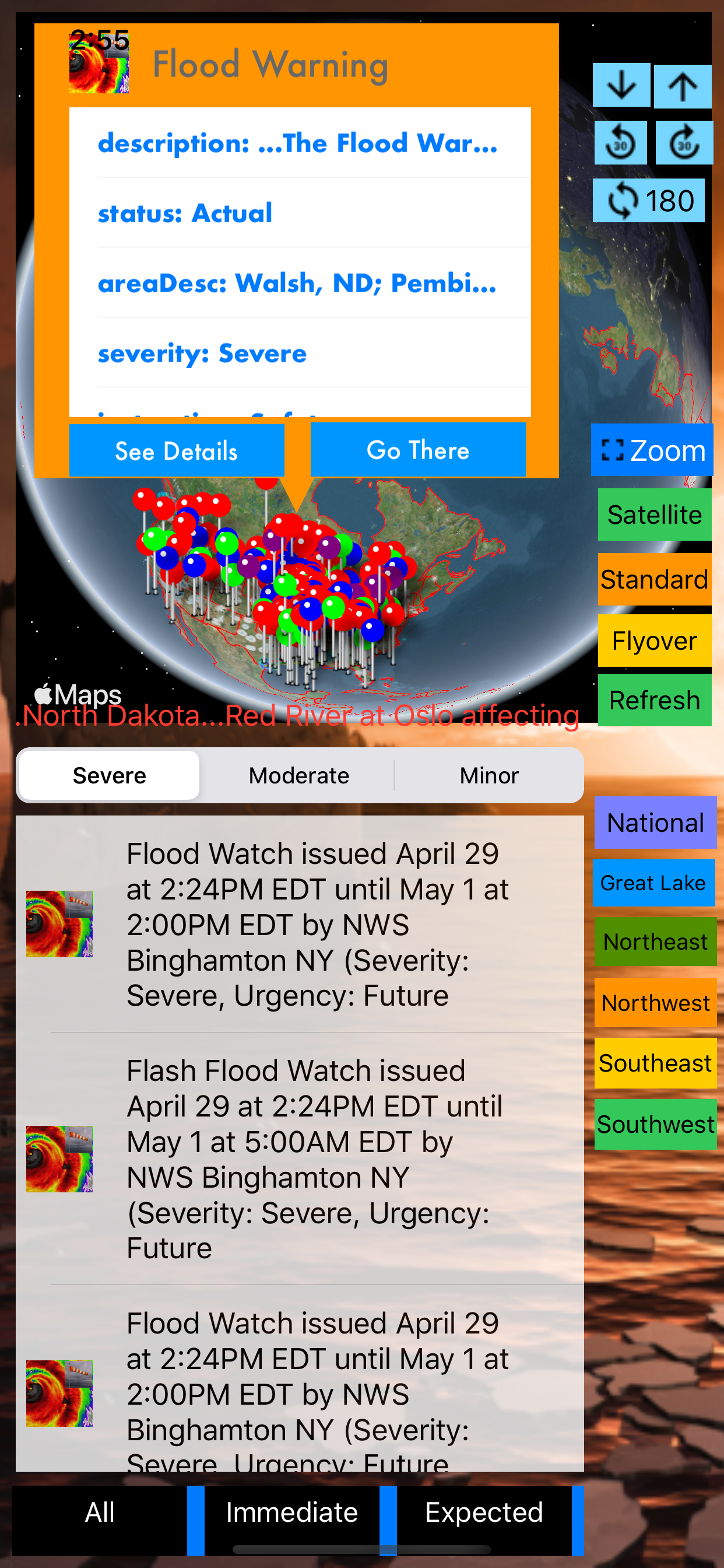 Instant NOAA Alerts 3D Lite