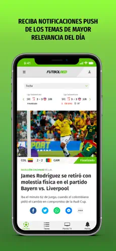 Captura 1 Futbolred iphone