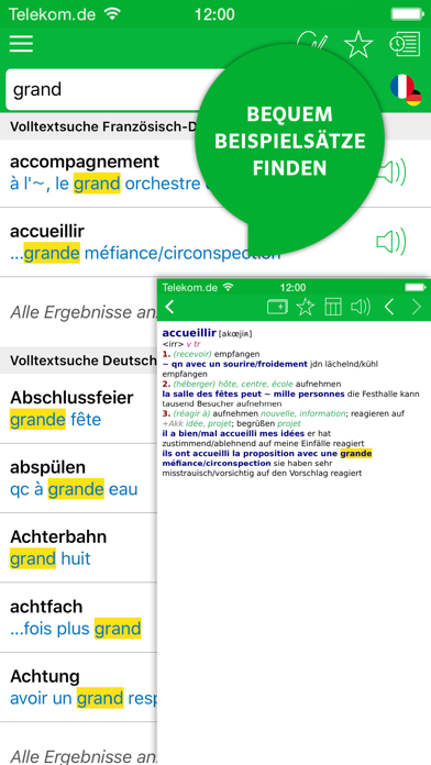 PREMIUM Wörterbuch Französischのおすすめ画像2