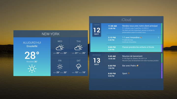 Screenshot #2 pour Dashbd2 - Dashboard sur TV