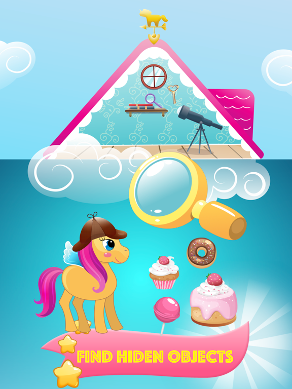 Pony unicorn games for kids iPad screenshot 6 - Games app