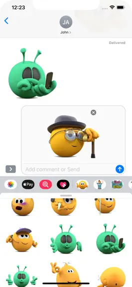 Game screenshot Стикеры Колобанга iMessage hack