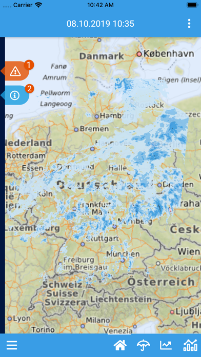 Einsatzwetter Screenshot