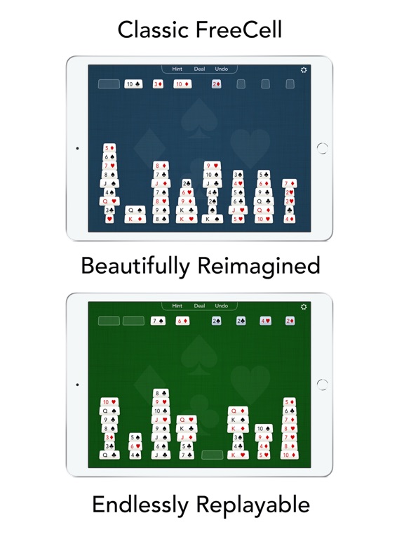Screenshot #1 for Recell: FreeCell Solitaire