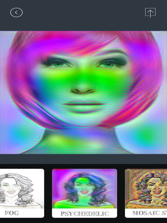 Pop Art and Comic AI Filters iPad screenshot