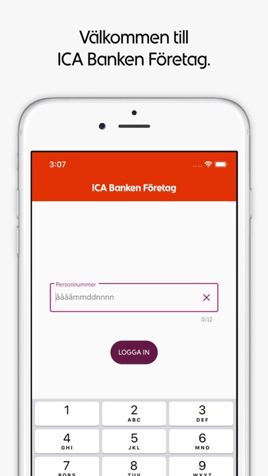 Screenshot #1 pour ICA Banken Företag