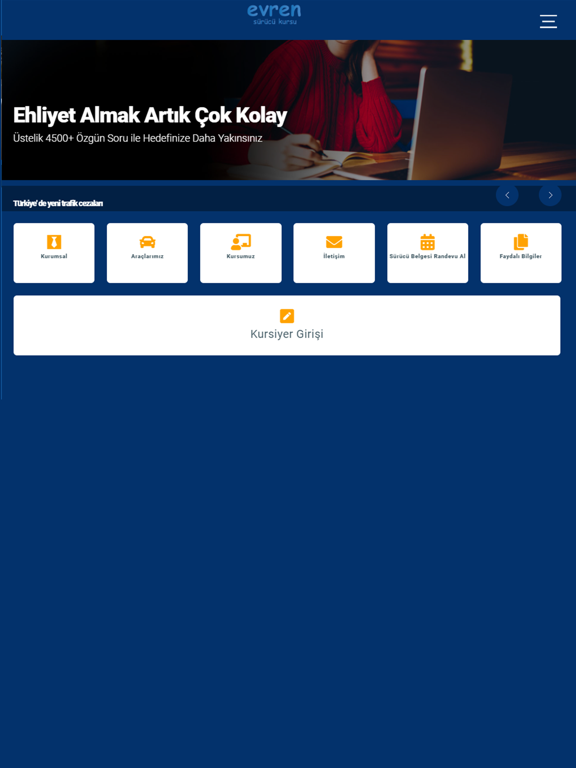 Screenshot #4 pour Evren Sürücü Kursu