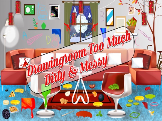 Screenshot #4 pour Girl Messy Home Clean Up Games