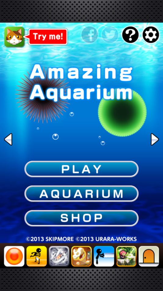 #5. Amazing Aquarium (iOS) 由: Masakazu Yonehara