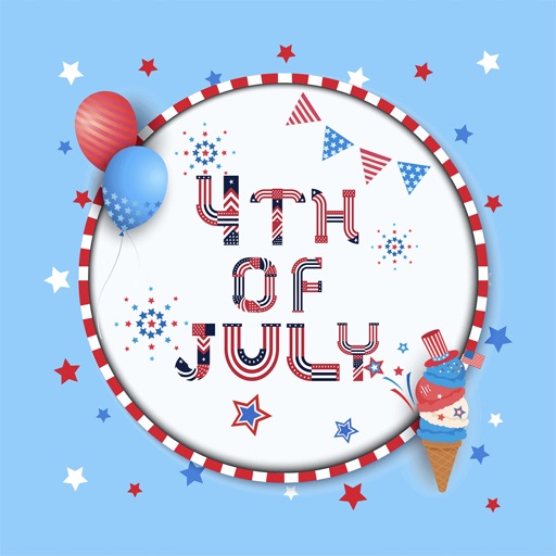 4th of July - CUstom FONt 4th of July - CUstom FONt
