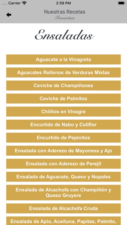 Nuestras Recetas Favoritas screenshot-3