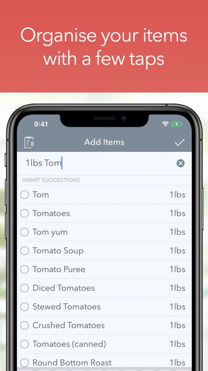 MyGrocery Shopping List