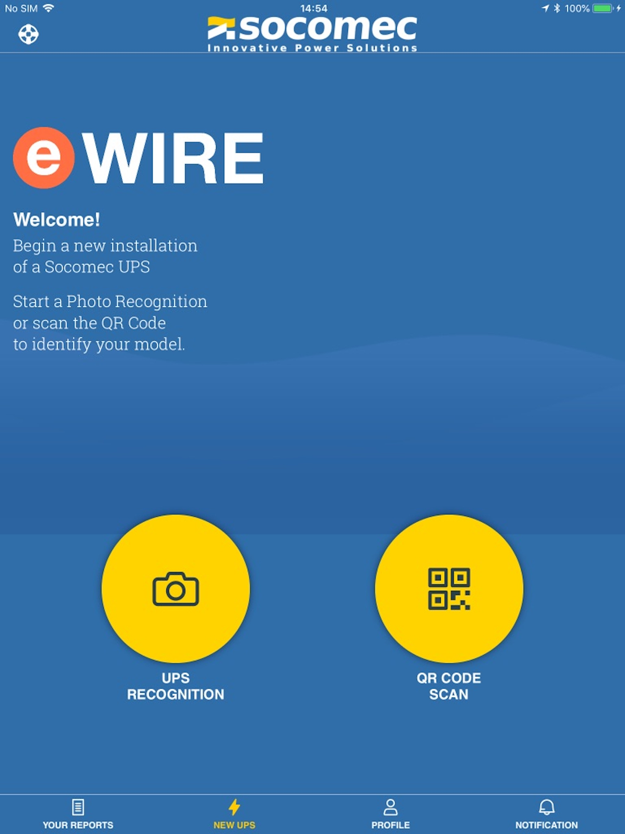 ewire UPS screenshot 4