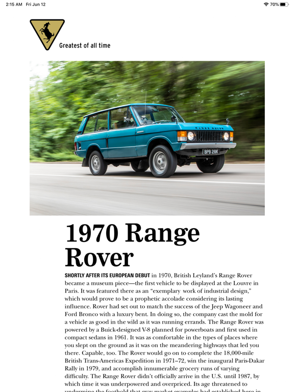 Car and Driver Magazine US iPad screenshot 5 - Lifestyle app