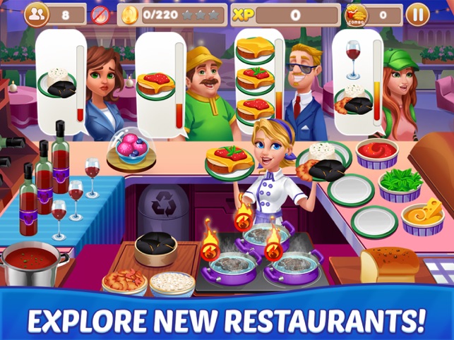 Download do APK de Jogos de Culinária para Meninas - Restaurant