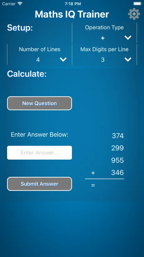 Maths IQ Trainer