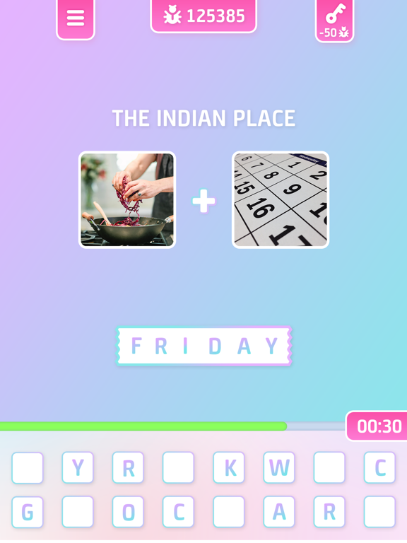 Screenshot #5 pour Pics 2 Word Combine Puzzle