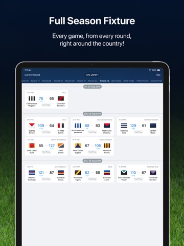 Footy Live for iPad: AFL statsのおすすめ画像4