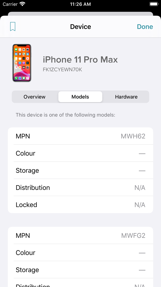 #4. Reincubate Lookup (iOS) Podle: Reincubate