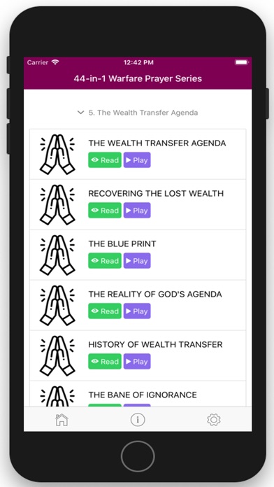 44 in 1 Warfare Prayer Series screenshot 2