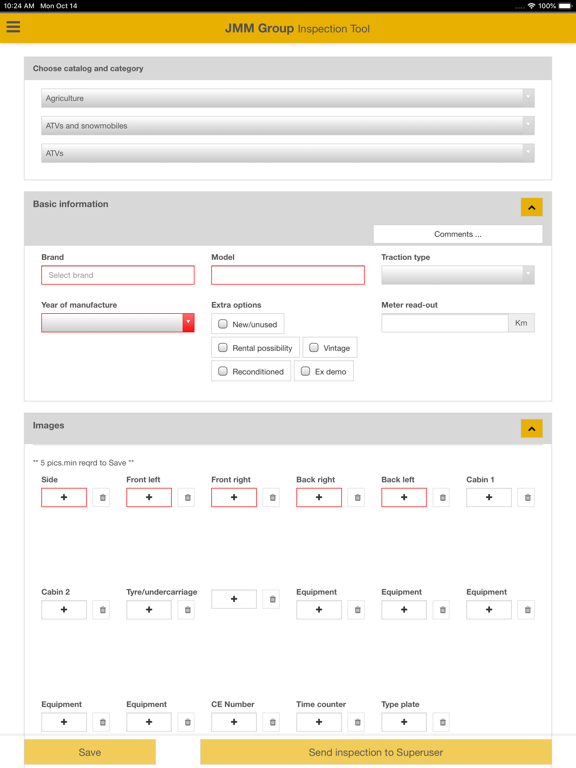 JMM Group Inspection Tool