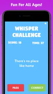 whisper challenge - group game iphone screenshot 3