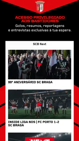 Game screenshot App Oficial SC Braga apk