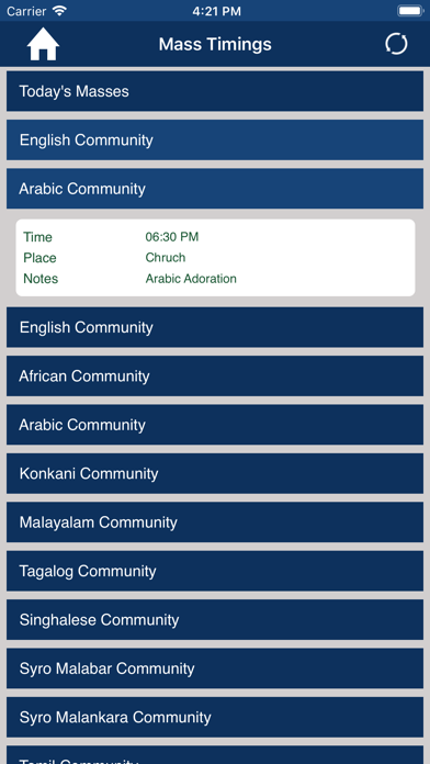 St. Michael's Catholic Church iPhone screenshot 5 - Reference app