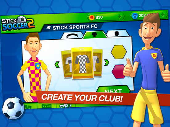 Stick Soccer 2 iPad app afbeelding 5