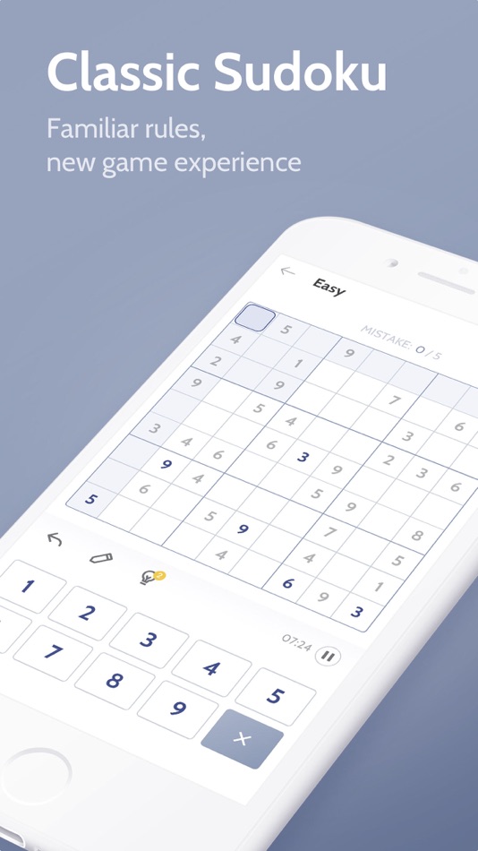#1. Sudoku - logic number puzzle (iOS) 由: DoMobile Co., Ltd.