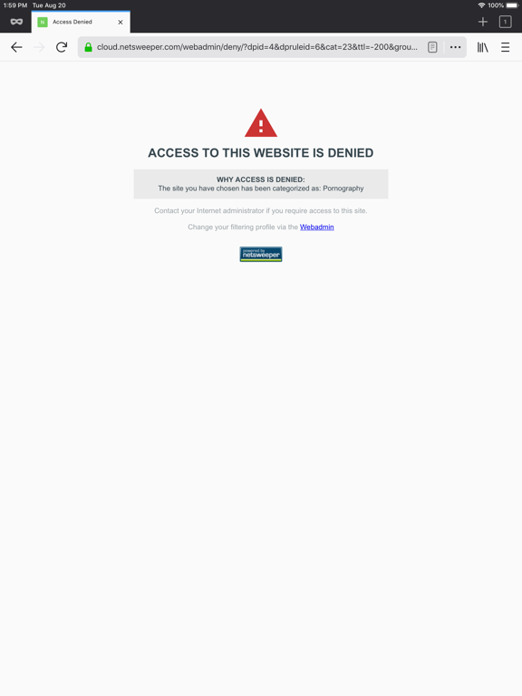 Screenshot #6 pour Netsweeper Client Filter