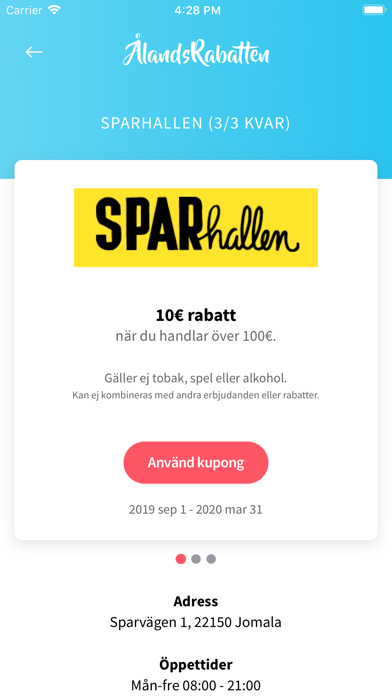 ÅlandsRabatten Screenshot