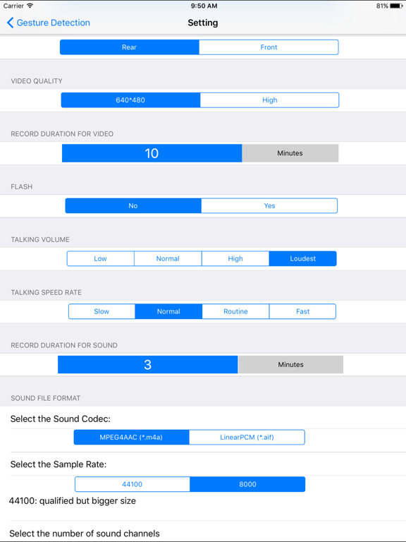 Screenshot #6 pour Auto Gesture Detection