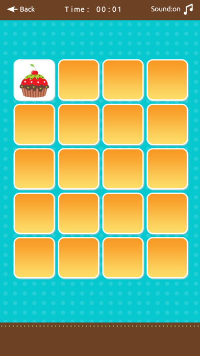 Screenshot #3 pour Jeu de mémoire: cupcakes
