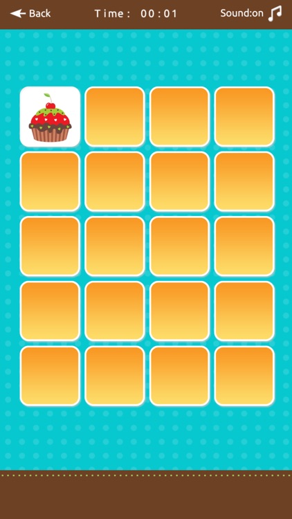 Cupcakes Memory Match Game