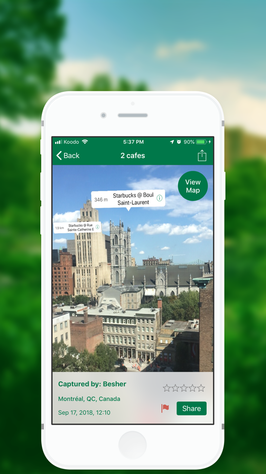 #3. Find My Latte (iOS) By: Besher Al Maleh
