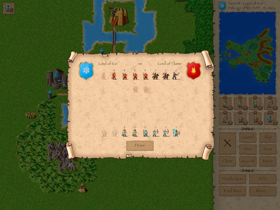 Warlords Classic Strategy iPad app afbeelding 2