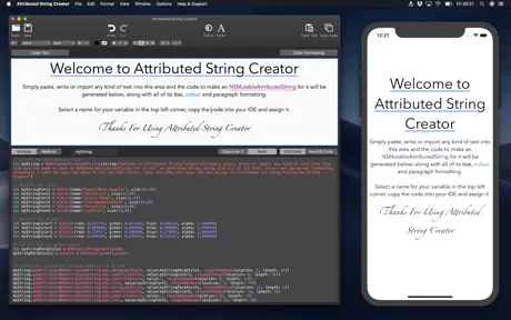 Attributed String Creator